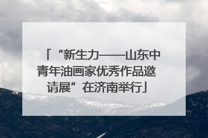 “新生力——山东中青年油画家优秀作品邀请展”在济南举行