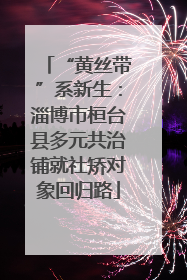“黄丝带”系新生：淄博市桓台县多元共治铺就社矫对象回归路
