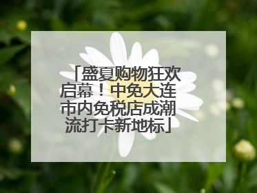 盛夏购物狂欢启幕！中免大连市内免税店成潮流打卡新地标