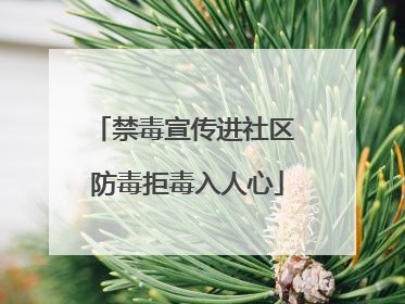 禁毒宣传进社区 防毒拒毒入人心
