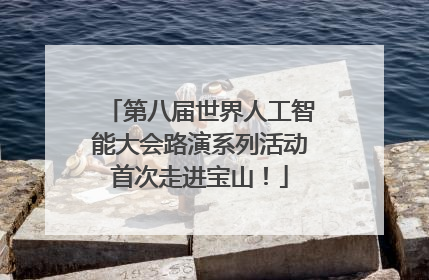 第八届世界人工智能大会路演系列活动首次走进宝山！