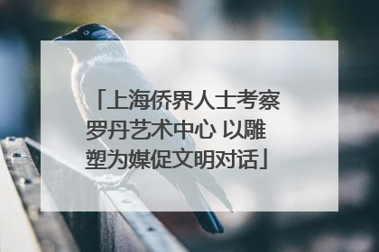 上海侨界人士考察罗丹艺术中心 以雕塑为媒促文明对话