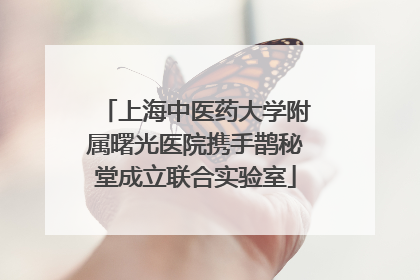 上海中医药大学附属曙光医院携手鹊秘堂成立联合实验室