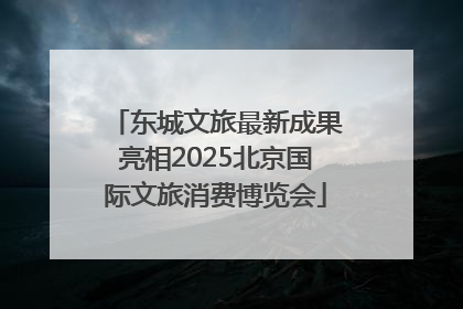 东城文旅最新成果亮相2025北京国际文旅消费博览会
