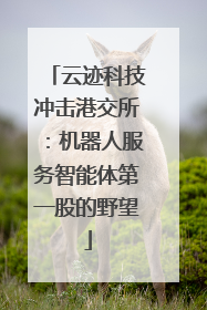 云迹科技冲击港交所：机器人服务智能体第一股的野望