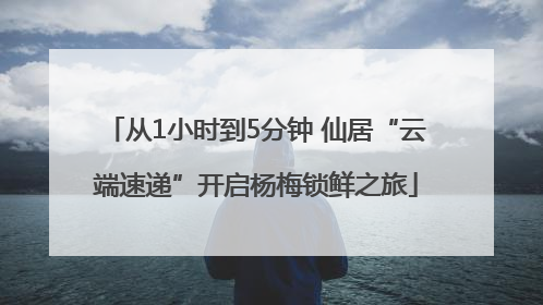 从1小时到5分钟 仙居“云端速递”开启杨梅锁鲜之旅