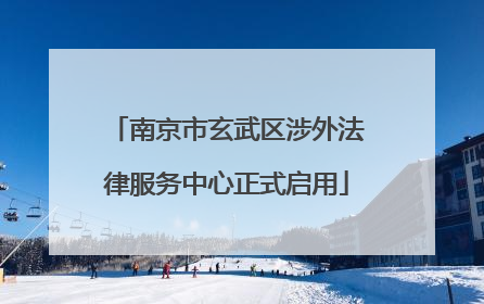 南京市玄武区涉外法律服务中心正式启用