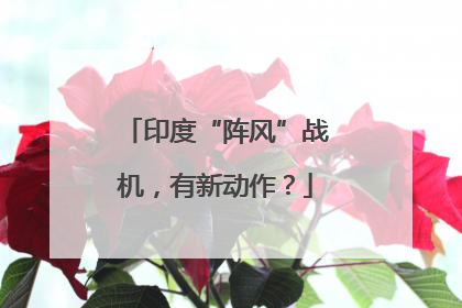 印度“阵风”战机，有新动作？