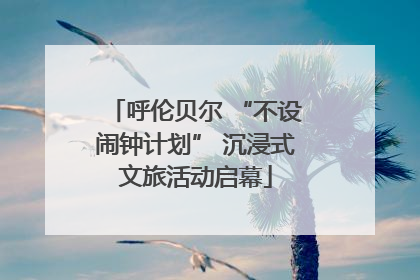 呼伦贝尔 “不设闹钟计划” 沉浸式文旅活动启幕