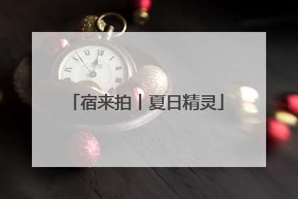 宿来拍丨夏日精灵