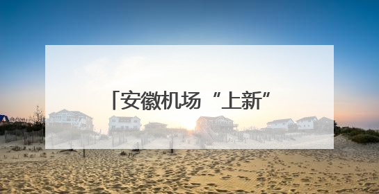 安徽机场“上新”！预计本月试飞