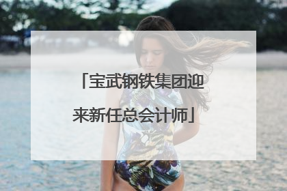 宝武钢铁集团迎来新任总会计师