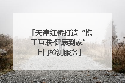 天津红桥打造“携手互联·健康到家”上门检测服务