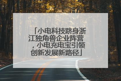 小电科技跻身浙江独角兽企业阵营，小电充电宝引领创新发展新路径