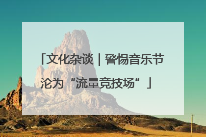 文化杂谈｜警惕音乐节沦为“流量竞技场”