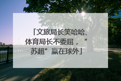 文旅局长笑哈哈、体育局长不委屈，“苏超”赢在球外