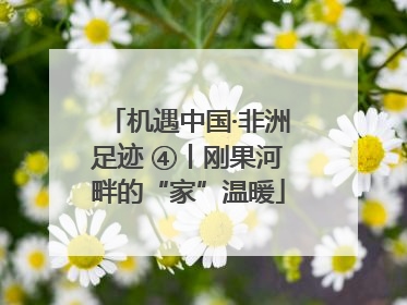 机遇中国·非洲足迹 ④丨刚果河畔的“家”温暖