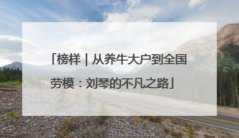 榜样｜从养牛大户到全国劳模：刘琴的不凡之路