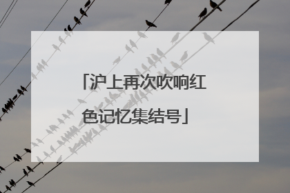 沪上再次吹响红色记忆集结号