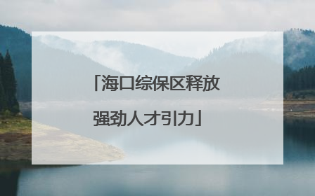 海口综保区释放强劲人才引力