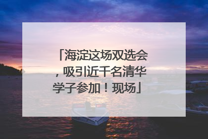 海淀这场双选会，吸引近千名清华学子参加！现场