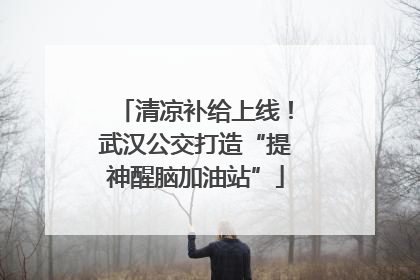 清凉补给上线！武汉公交打造“提神醒脑加油站”