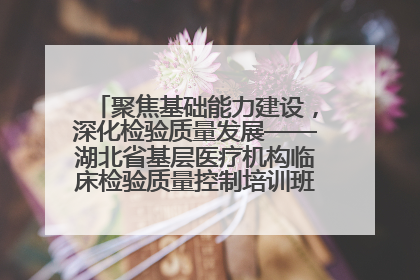 聚焦基础能力建设，深化检验质量发展——湖北省基层医疗机构临床检验质量控制培训班（孝感站）成功举办