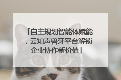 自主规划智能体赋能，云知声兽牙平台解锁企业协作新价值
