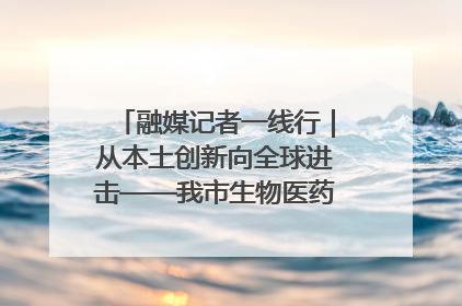 融媒记者一线行｜从本土创新向全球进击——我市生物医药产业破茧突围