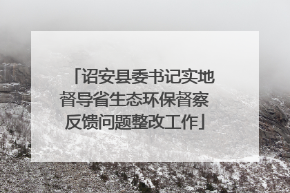 诏安县委书记实地督导省生态环保督察反馈问题整改工作