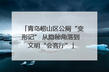 青岛崂山区公厕“变形记” 从隐秘角落到文明“会客厅”