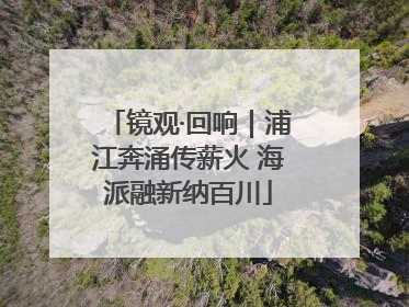 镜观·回响｜浦江奔涌传薪火 海派融新纳百川
