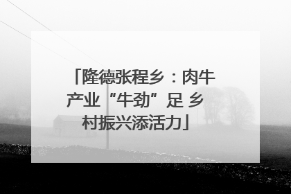 隆德张程乡：肉牛产业“牛劲”足 乡村振兴添活力