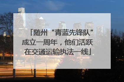 随州“青蓝先锋队”成立一周年，他们活跃在交通运输执法一线