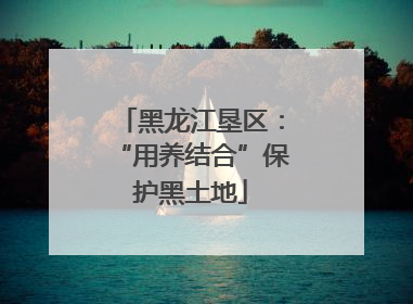 黑龙江垦区：“用养结合”保护黑土地