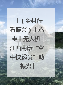 （乡村行·看振兴）土鸡坐上无人机 江西南康“空中快递员”助振兴
