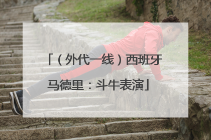 （外代一线）西班牙马德里：斗牛表演