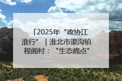 2025年“政协江淮行”｜淮北市渠沟镇程阁村：“生态痛点”变“生态景观”