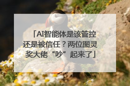 AI智能体是该管控还是被信任？两位图灵奖大佬“吵”起来了
